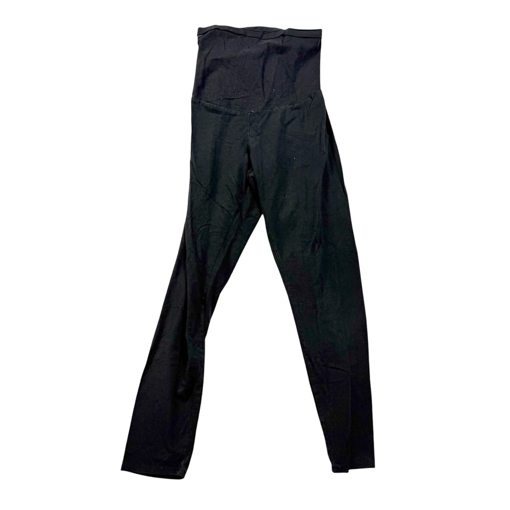 Motherhood Maternity Black Leggings Full Belly Panel – Women’s Size XL